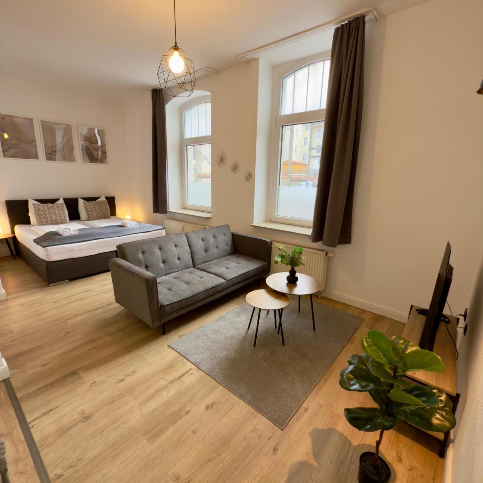 Raha Apartments - Modernes Studio-Apartment - Hbf - Gratis Parkplatz إرفورت المظهر الخارجي الصورة