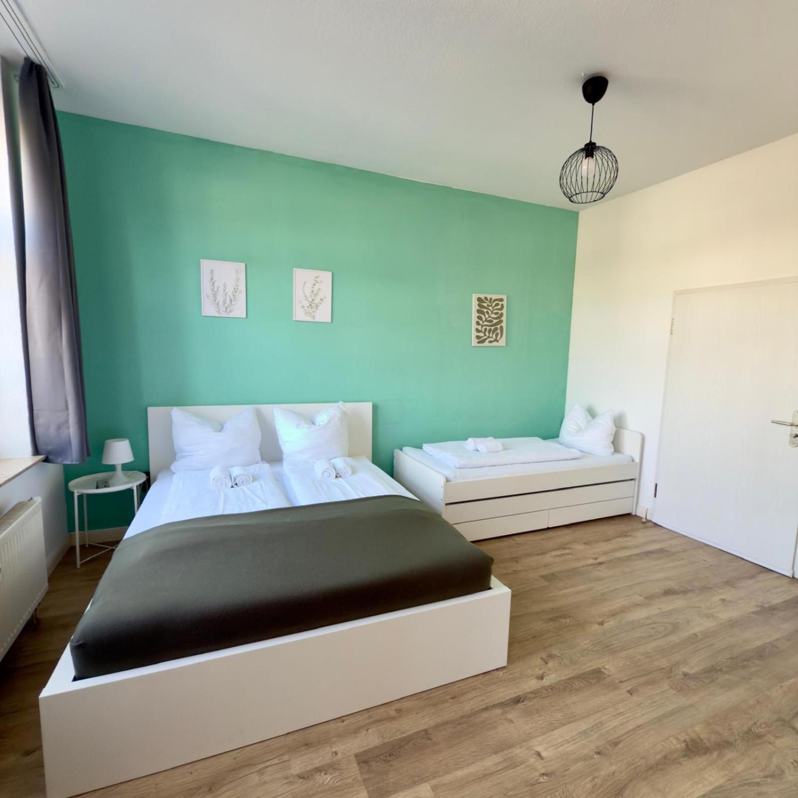 Raha Apartments - Modernes Studio-Apartment - Hbf - Gratis Parkplatz إرفورت المظهر الخارجي الصورة
